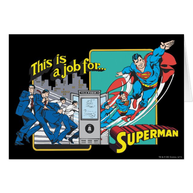 Superman Phonebooth (Vorderseite (Horizontal))