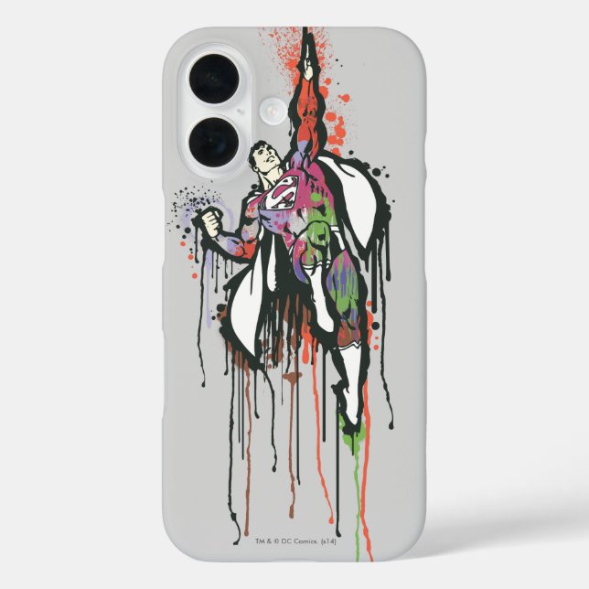 Superman - Poster der gefleckten Unschuld Case-Mate iPhone Hülle (Rückseite)