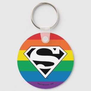 Superman Rainbow Logo Schlüsselanhänger
