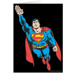 Superman-Rechtsarm erhöht