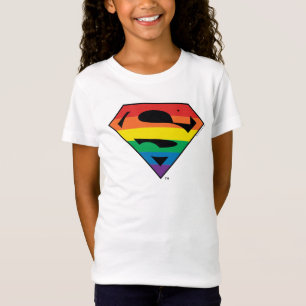 Superman-Regenbogen-Logo T-Shirt