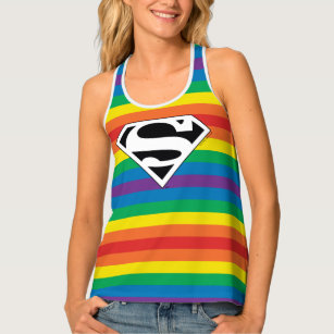 Superman-Regenbogen-Logo Tanktop