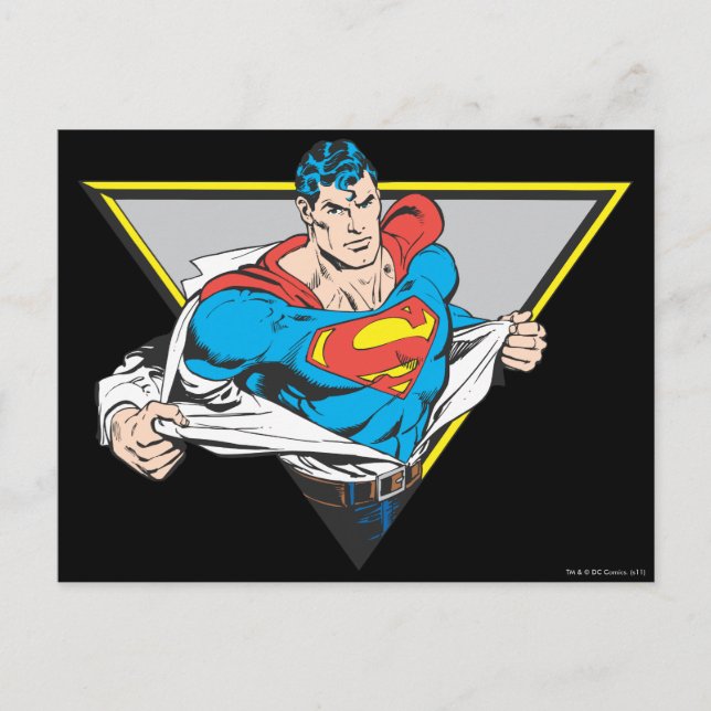 Superman Revealed Postkarte (Vorderseite)
