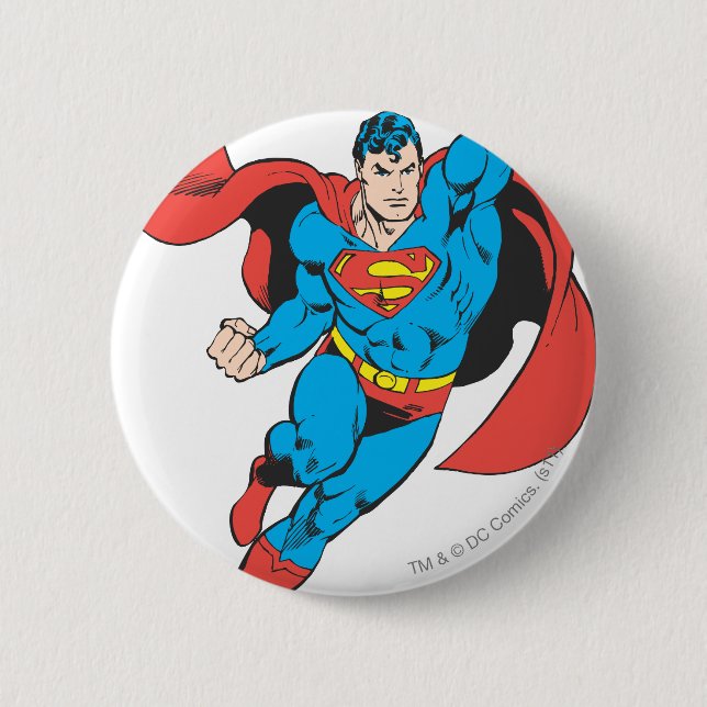 Superman Right Fist Raise Button (Vorderseite)