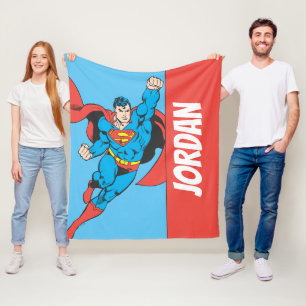 Superman Right Fist Raise Fleecedecke