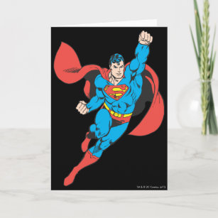 Superman Right Fist Raise Karte