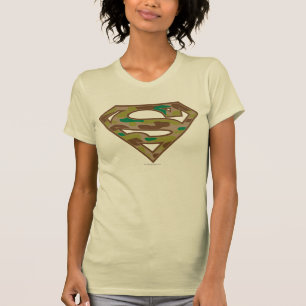 Superman S-Schild Camouflage-Logo T-Shirt