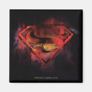 Superman S-Schild  Farblogo Magnet