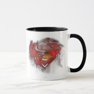 Superman S-Schild  Farblogo Tasse