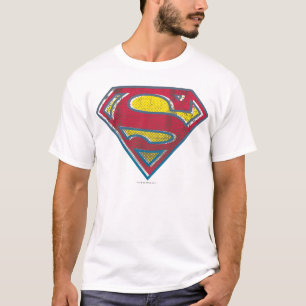 Superman S-Schild  gedrucktes Logo T-Shirt