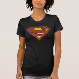 Superman S-Schild Logo für ausgeblendete Punkte T-Shirt