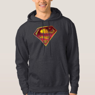 Superman S-Schild Reflektionslogo Hoodie