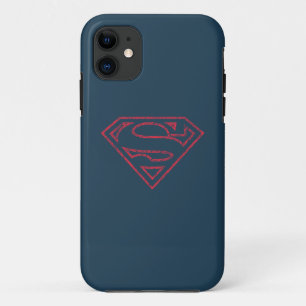 Superman S-Schild  Rote Kontur iPhone 11 Hülle