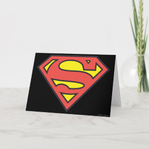 Superman S-Schild  Supermann-Logo Karte