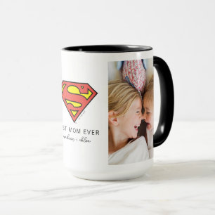 Superman S-Shield Best Mama Foto Tasse