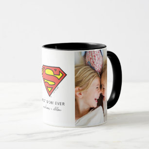 Superman S-Shield Best Mama Foto Tasse