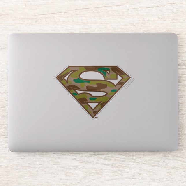 Superman S-Shield | Camouflage-Logo Aufkleber (Computer)