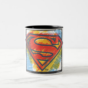 Superman S-Shield   Colored Logo Zweifarbige Tasse