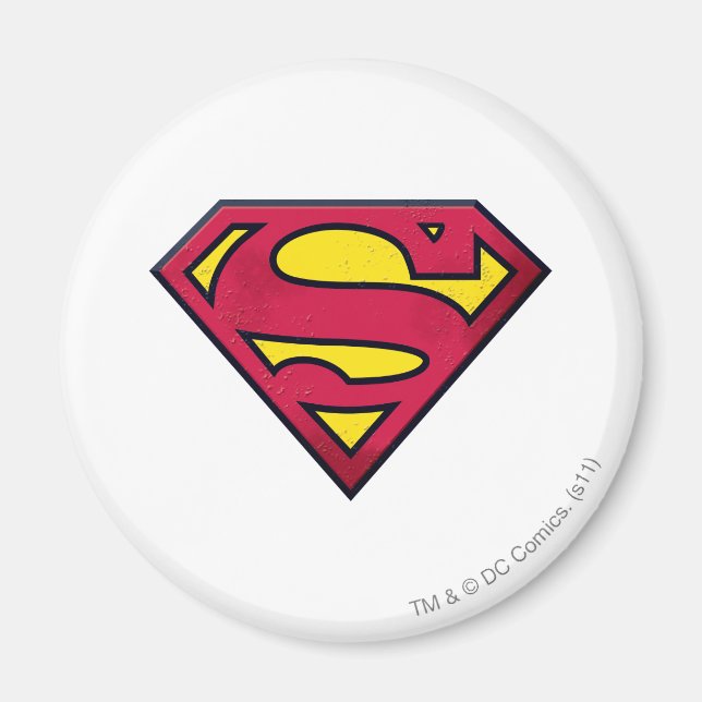 Superman S-Shield | Dirt-Logo Magnet (Vorne)