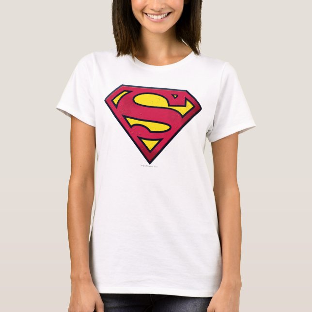 Superman S-Shield | Dirt-Logo T-Shirt (Vorderseite)