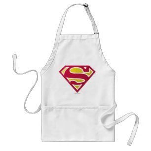 Superman S-Shield   Distressed Dots Logo Schürze