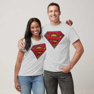 Superman S-Shield   Distresses Logo T-Shirt