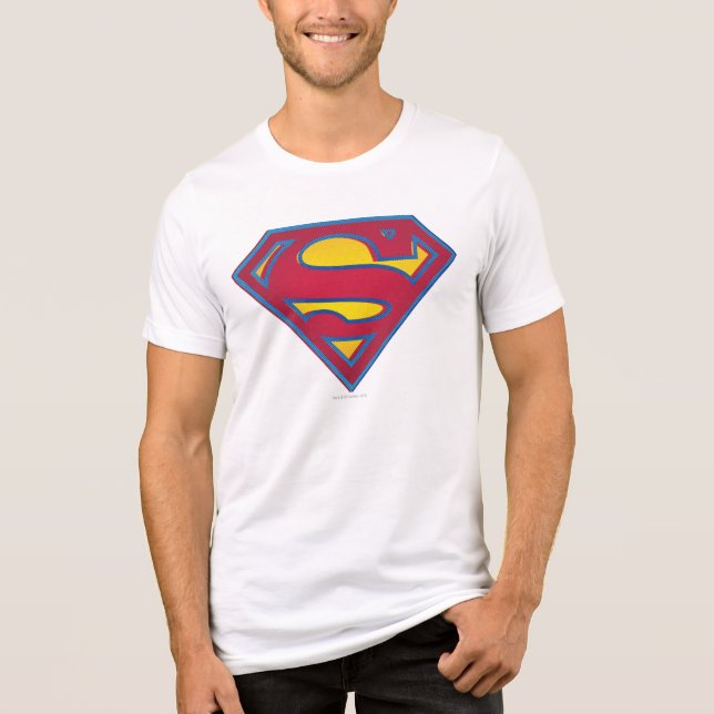Superman S-Shield | Dot-Logo Tri-Blend Shirt (Vorderseite)