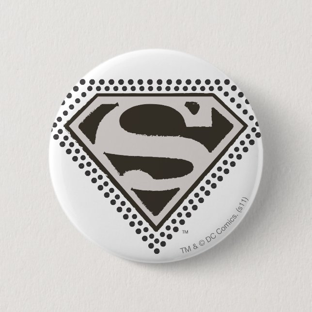 Superman S-Shield | Es ist Showtime! Logo Button (Vorderseite)