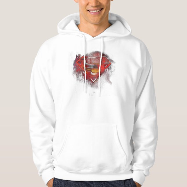 Superman S-Shield | Farbige Logos Hoodie (Vorderseite)