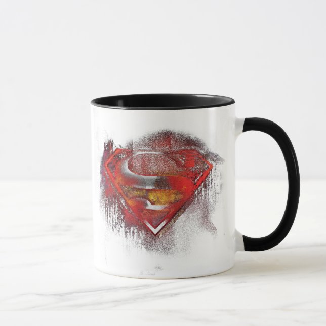 Superman S-Shield | Farbige Logos Tasse (Rechts)