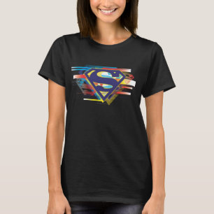 Superman S-Shield   Farbiges Logo T-Shirt