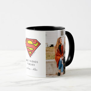 Superman S-Shield Foto der besten Freunde Tasse