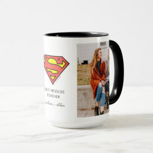 Superman S-Shield Foto der besten Freunde Tasse