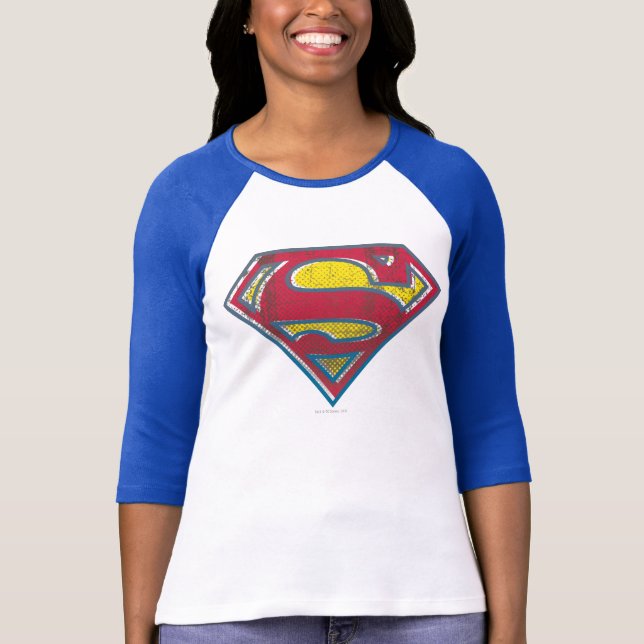 Superman S-Shield | Gedrucktes Logo T-Shirt (Vorderseite)