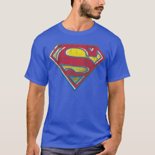 Superman S-Shield Gedrucktes Logo T-Shirt