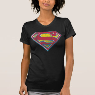 Superman S-Shield   Gedrucktes Logo T-Shirt