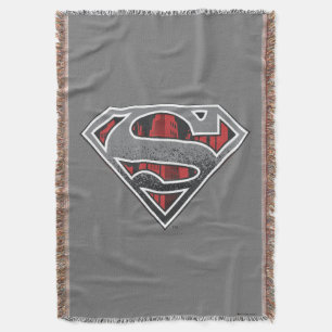 Superman S-Shield   Graue und rote Stadt-Logo Decke