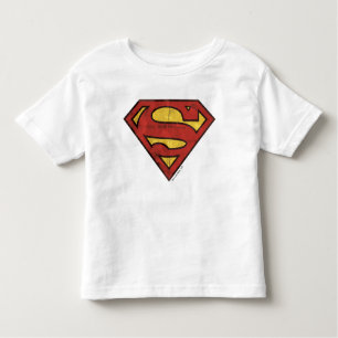 Superman S-Shield   Grunge-Logo Kleinkind T-shirt