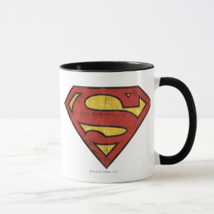 Superman S-Shield   Grunge-Logo Tasse