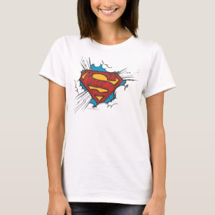 Superman S-Shield   In Clouds Logo T-Shirt