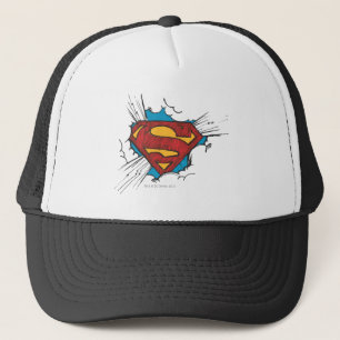 Superman S-Shield   In Clouds Logo Truckerkappe