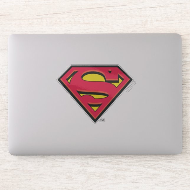 Superman S-Shield | Klassisches Logo Aufkleber (Computer)