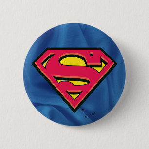 Superman S-Shield   Klassisches Logo Button