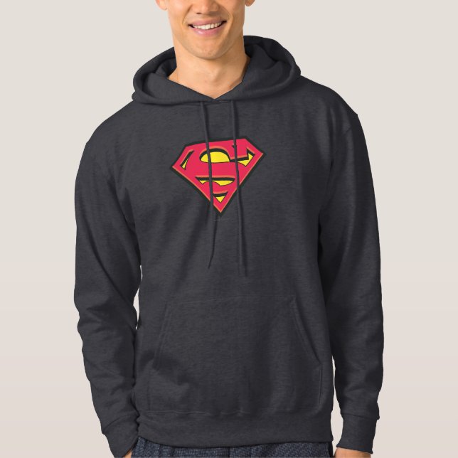 Superman S-Shield | Klassisches Logo Hoodie (Vorderseite)