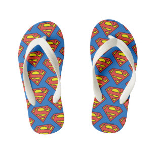 Superman S-Shield Klassisches Logo Kinderbadesandalen