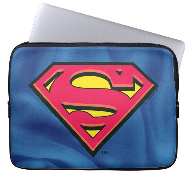 Superman S-Shield | Klassisches Logo Laptopschutzhülle (Vorderseite)