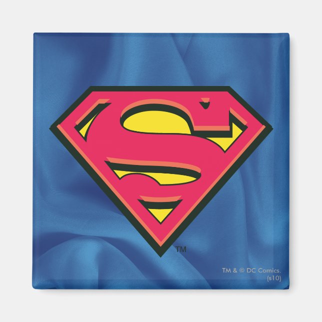 Superman S-Shield | Klassisches Logo Magnet (Vorne)
