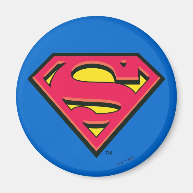 Superman S-Shield | Klassisches Logo Magnet (Vorne)