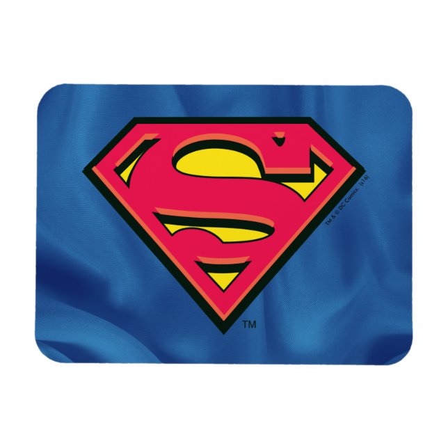 Superman S-Shield | Klassisches Logo Magnet (Horizontal)