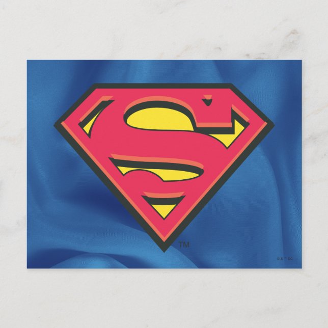 Superman S-Shield | Klassisches Logo Postkarte (Vorderseite)